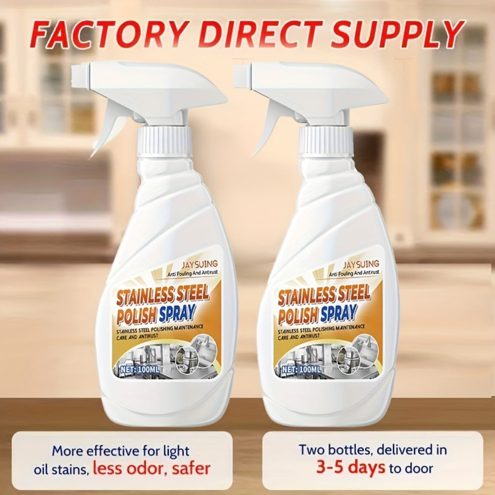 Stainless Steel Cleaner & Pot Bottom Cleaner Paste – Removes Black Grime, Rust & Grease from Pots, Pans & Kitchen Surfaces, Long-Lasting Shine in One Step