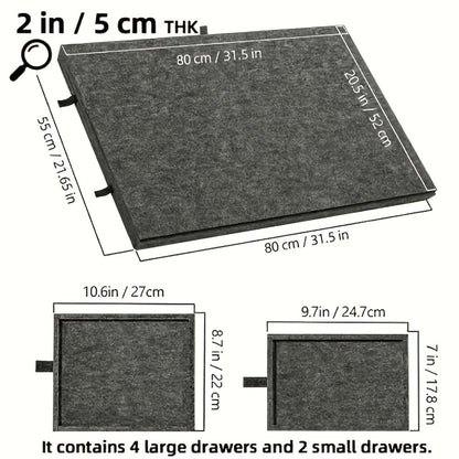 Jigsaw Puzzle Board for Adults 1000 Pieces – 2-in-1 Tilting Stand & Protective Lid, 6 Sorting Drawers, Ultralight Portable Puzzle Table, Ergonomic Gift for Puzzle Lovers