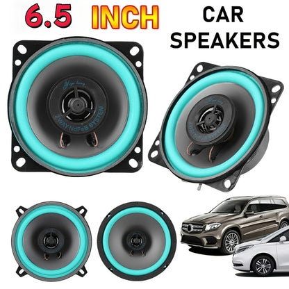 6.5 Inch Car Speakers 160W Hifi Coaxial Subwoofer Universal Automotive Audio Music Full Range Frequency Car Stereo Speaker Christmas Gifts, Halloween, Christmas Decorations