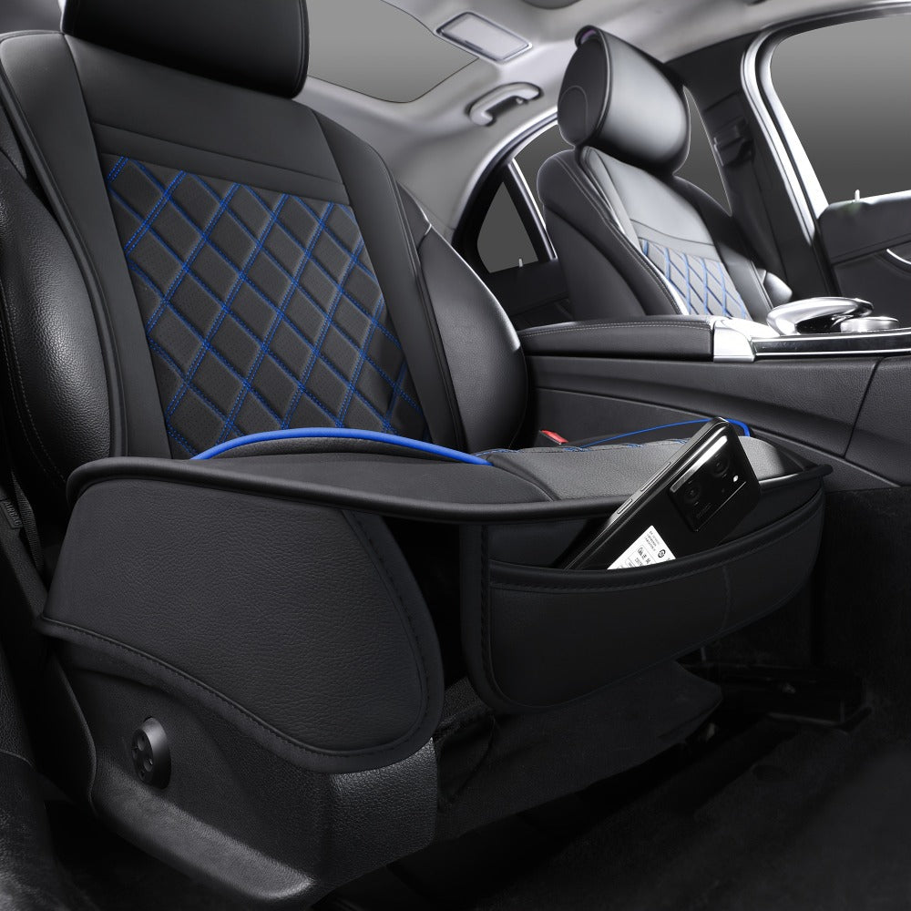 Car Seat Covers Front Pair – Universal Fit Bucket Seat Protector, Anti-Slip Full Surround High-Back Design, 15 Colors, Fits Cars SUVs Trucks