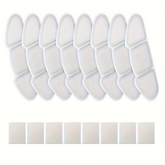 Pet Water Fountain Replacement Filters – 8 Filter Cartridges & 8 Cleaning Sponges for 132oz / 4L Stainless Steel Cat & Dog Water Fountain, Easy Installation, No Battery Required
