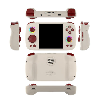 Anbernic RG Cube Retro Handheld Game Console Android 13 Square 3.95" IPS 720×720 Hall Effect Joysticks RGB DP Output 8GB RAM 128GB 5200mAh Battery Drift-Free Portable Emulator for Kids Teens Adults