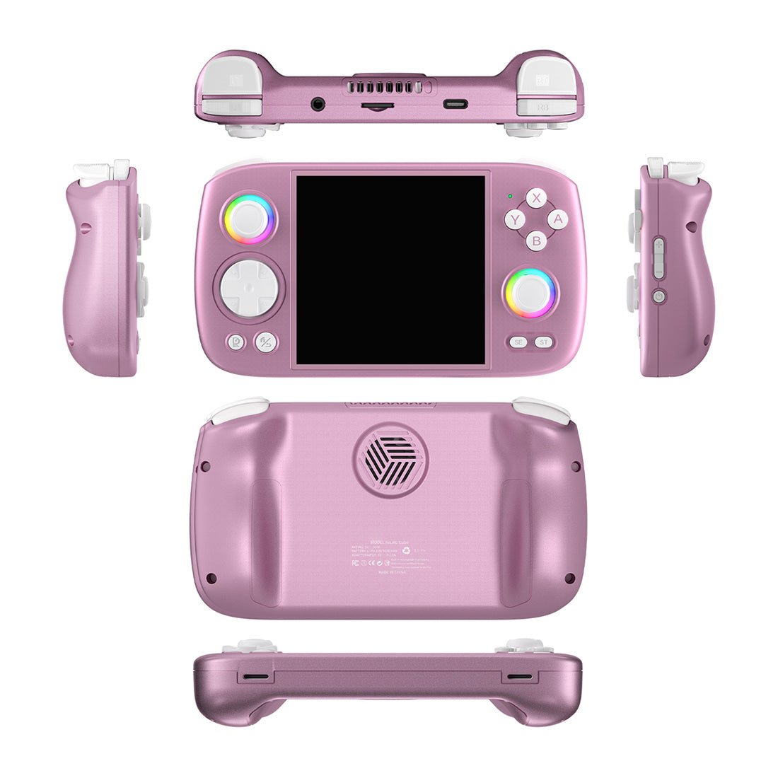 Anbernic RG Cube Retro Handheld Game Console Android 13 Square 3.95" IPS 720×720 Hall Effect Joysticks RGB DP Output 8GB RAM 128GB 5200mAh Battery Drift-Free Portable Emulator for Kids Teens Adults