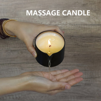 Luxury Soy Wax Candle 2-in-1 Massage Body Oil Essential Oil 20+ Scents 1pc 2pcs 6pcs Warm Moisturizing Lotion Spa Nail Salon Wedding Valentine Christmas Gift
