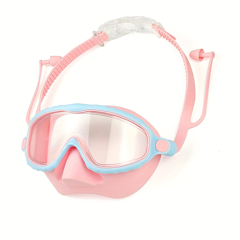 Waterproof Swim Goggles – Oversized Anti-Fog HD Lens, Comfort Fit