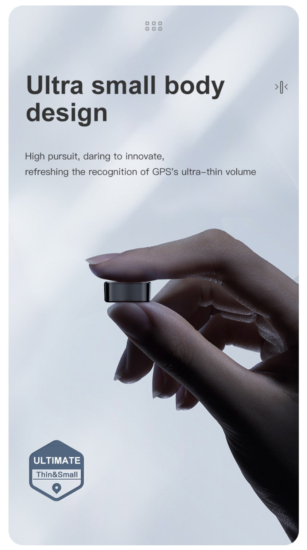 Mini GPS Tracker GF-08 Magnetic Real-Time Car Tracking Device – Global Coverage, No Subscription Fee, Stainless Steel Portable Hidden Vehicle Locator, 2/3/4/5/6 Pack