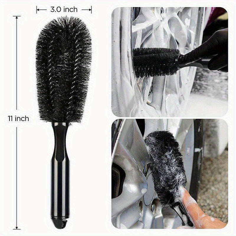 12pcs/set Car Cleaning Brush Set 5pcs Car Detailing Brush Soft Material Auto Wash Brush Set Car Interior Rim Brushes