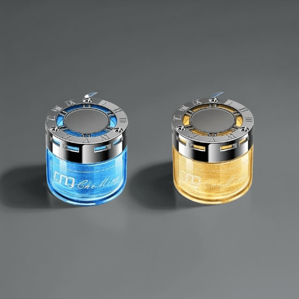 Solid Perfume Car Air Freshener 2PCS Set - Long-Lasting Alcohol-Free Scented Cream for Car Interior, Home & Room Decor, Multiple Fragrances for Men & Women