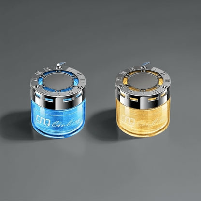 Solid Perfume Car Air Freshener 2PCS Set - Long-Lasting Alcohol-Free Scented Cream for Car Interior, Home & Room Decor, Multiple Fragrances for Men & Women