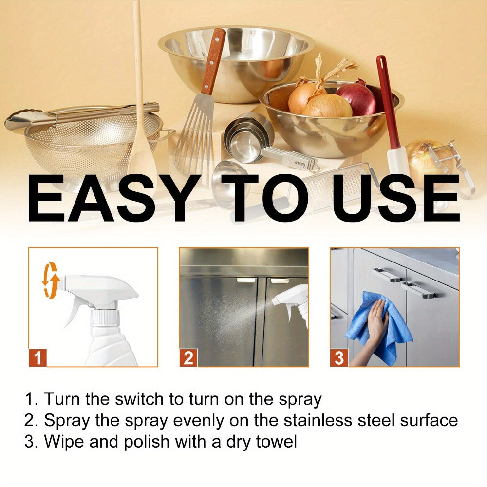 Stainless Steel Cleaner & Pot Bottom Cleaner Paste – Removes Black Grime, Rust & Grease from Pots, Pans & Kitchen Surfaces, Long-Lasting Shine in One Step