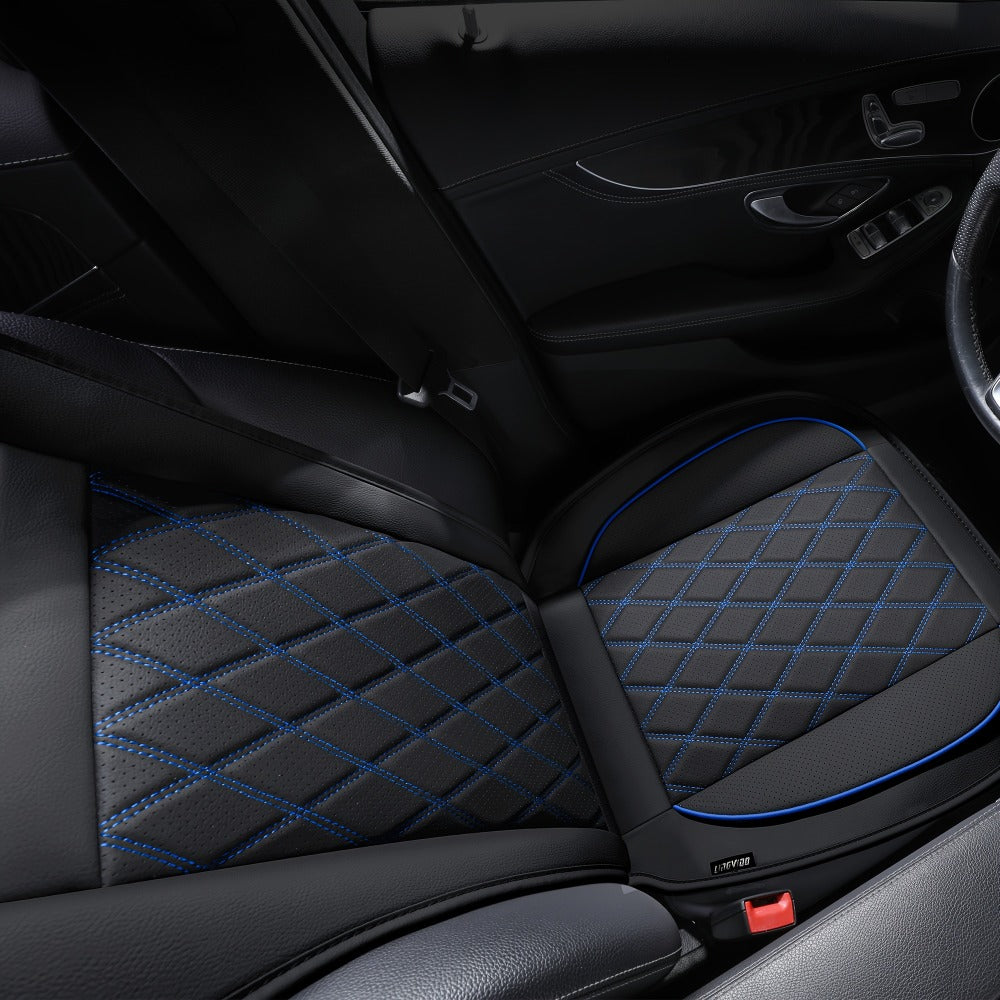 Car Seat Covers Front Pair – Universal Fit Bucket Seat Protector, Anti-Slip Full Surround High-Back Design, 15 Colors, Fits Cars SUVs Trucks