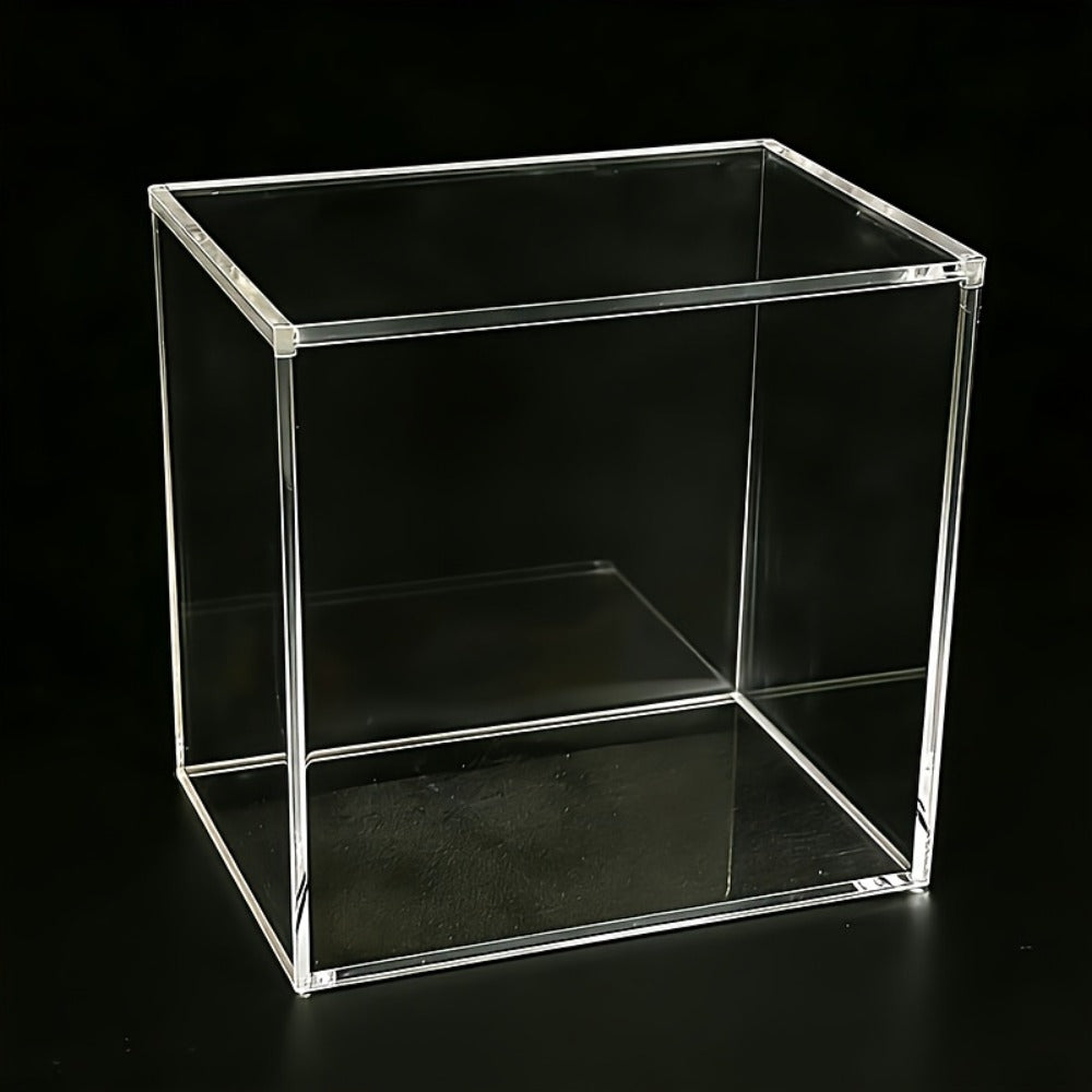 Stackable Acrylic Display Case for ETB & Booster Box – 5mm Thick Clear Magnetic Closure Protective Case for Pokemon Elite Trainer Box, Trading Cards, Collectibles & Sports Memorabilia