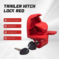Tow Hitch Lock, 1pc/2pcs Heavy-duty Trailer Lock, Universal Size, Compatible with 1/8-inch, 2-5/16-inch, And 2-ball Hitch Locks, Adjustable Design, Made Of High-quality Aluminum Alloy, Rust- And Corrosion-resistant, Tamper-proof And Cut-resistant