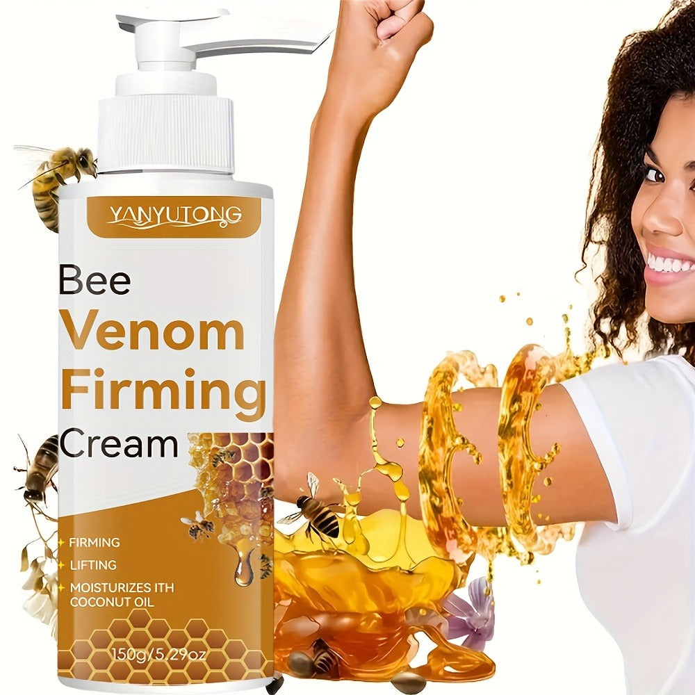 Bee Venom Collagen Firming & Lifting Body Cream 150g — Natural Skin Tightening Sculpting Moisturizer for Face, Arms, Thighs, Hips & Abdomen | Anti-Sagging Anti-Aging Hydrating Formula All Skin Types