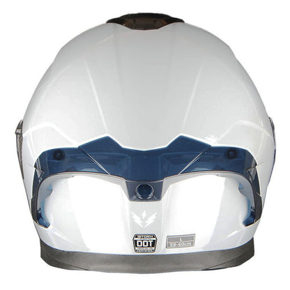 Full Face Motorcycle Helmet DOT Approved – Dual Visor Anti-Fog Pinlock Shield, Street Bike Adult Helmet with Sun Inner Shield, Aerodynamic Thermoplastic Shell, S/M/L/XL