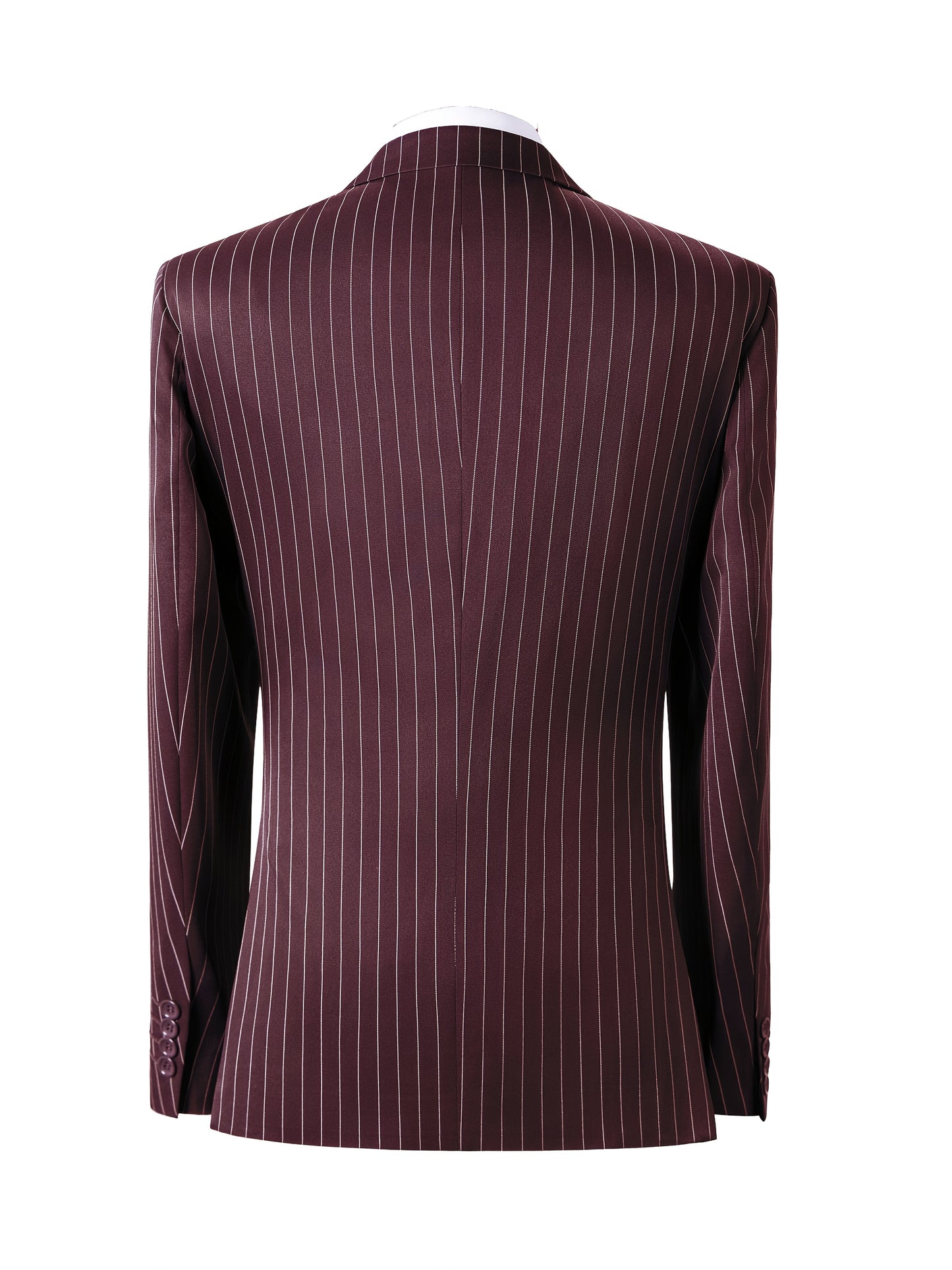 Men's Formal Suit Set - Striped Everyday Style