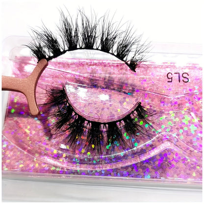 Russian DD Curl False Eyelashes 20 Pairs 5 Mix Styles – Cat Eye Extra Thick Fluffy Natural Reusable Lightweight Lash Multipack for Daily Wear, Parties & Special Occasions