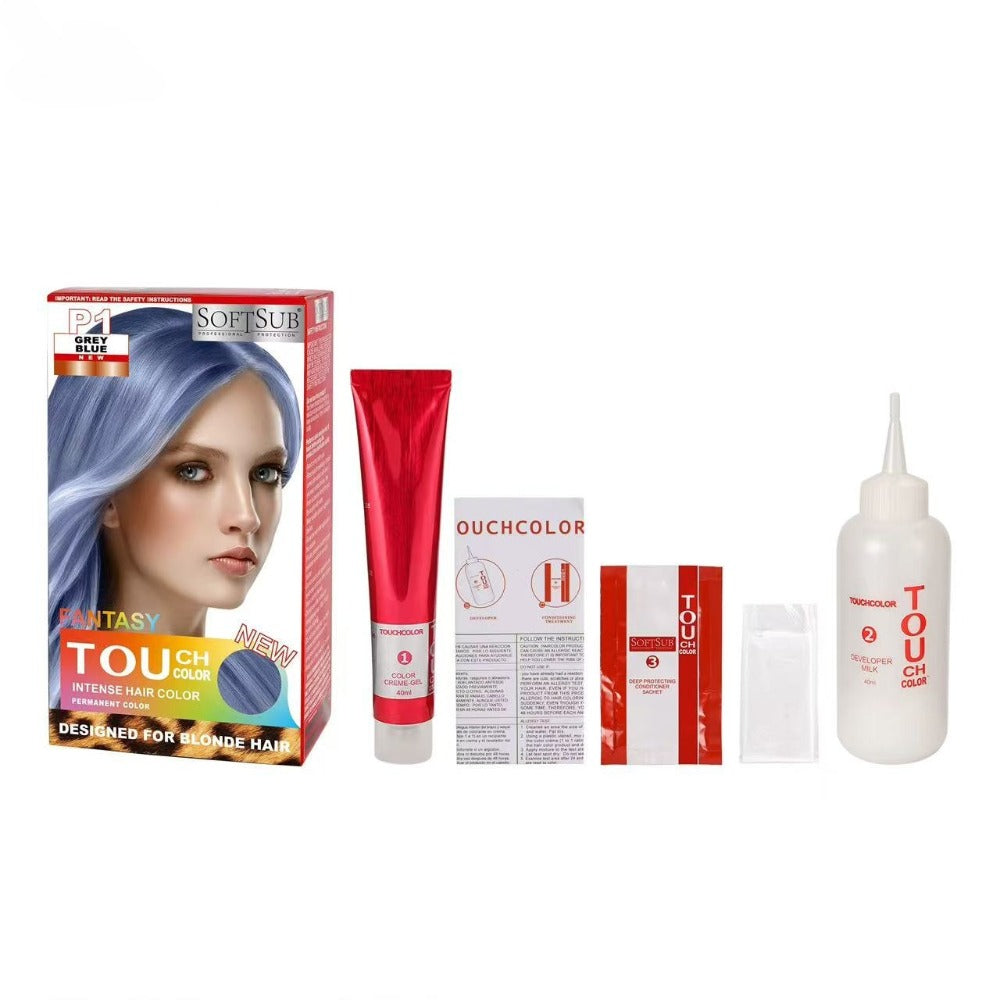 Permanent Hair Dye 20 Vivid Colors Long-Lasting Bright Color for Home Use | Easy Application Full Coverage | Black Brown Pink Purple Blue Red Orange Green & More