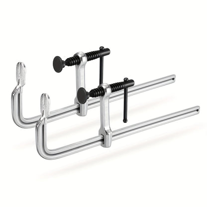 Bar Clamps 12 Inch 2-Pack – Jorgensen Light-Duty Drop Forged Steel Clamps for Woodworking, Welding & DIY Projects, Heavy-Duty Grip Bar Clamp Set