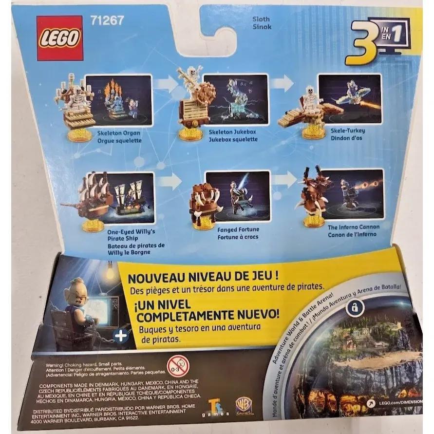 LEGO Dimensions Goonies Level Pack 71267 – Sloth Minifigure Included, 118-Piece Video Game Expansion Kit, Compatible with LEGO Toy Pad, Collectible 2017 Edition for Kids Ages 7-14 & Fans