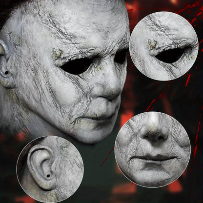 Scary Halloween Mask for Adults – Original Realistic Horror Full Face Mask for Cosplay, Prom, Haunted House & Halloween Party Costume, Maximum Scare Factor, Great Horror Gift