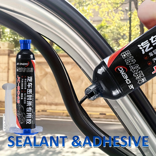 Automotive Rubber Sealant - Heavy-Duty Black High Quality Adhesive for Tyre Sealing, Plastic & Metal Surfaces | Multi-Surface Bonding, Long-Lasting Repair & Leakproof Seal | Compatible with Cars, Trucks, Motorcycles, Bikes | Easy Application