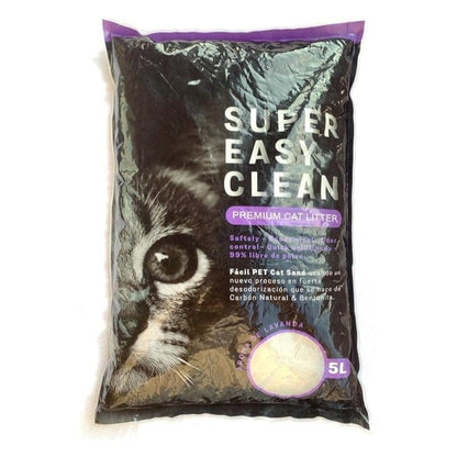 Clumping Cat Litter 5L – Super Absorbent Fast-Clumping Scented Cat Litter for Indoor Cats, Low Dust, Odor Control, Available in Lavender & Apple Scent, Lightweight & Easy to Scoop