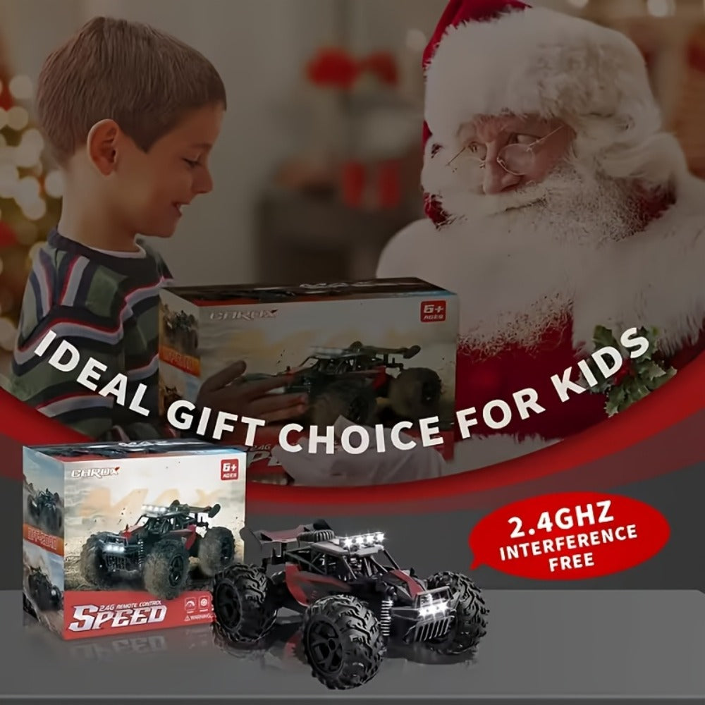 High-Speed RC Off-Road Car 30KM/H – 2.4GHz Remote Control Truck with Alloy Construction, All-Terrain 4WD Vehicle for Kids & Adults, Birthday Gift for Boys, Available in Red & Yellow