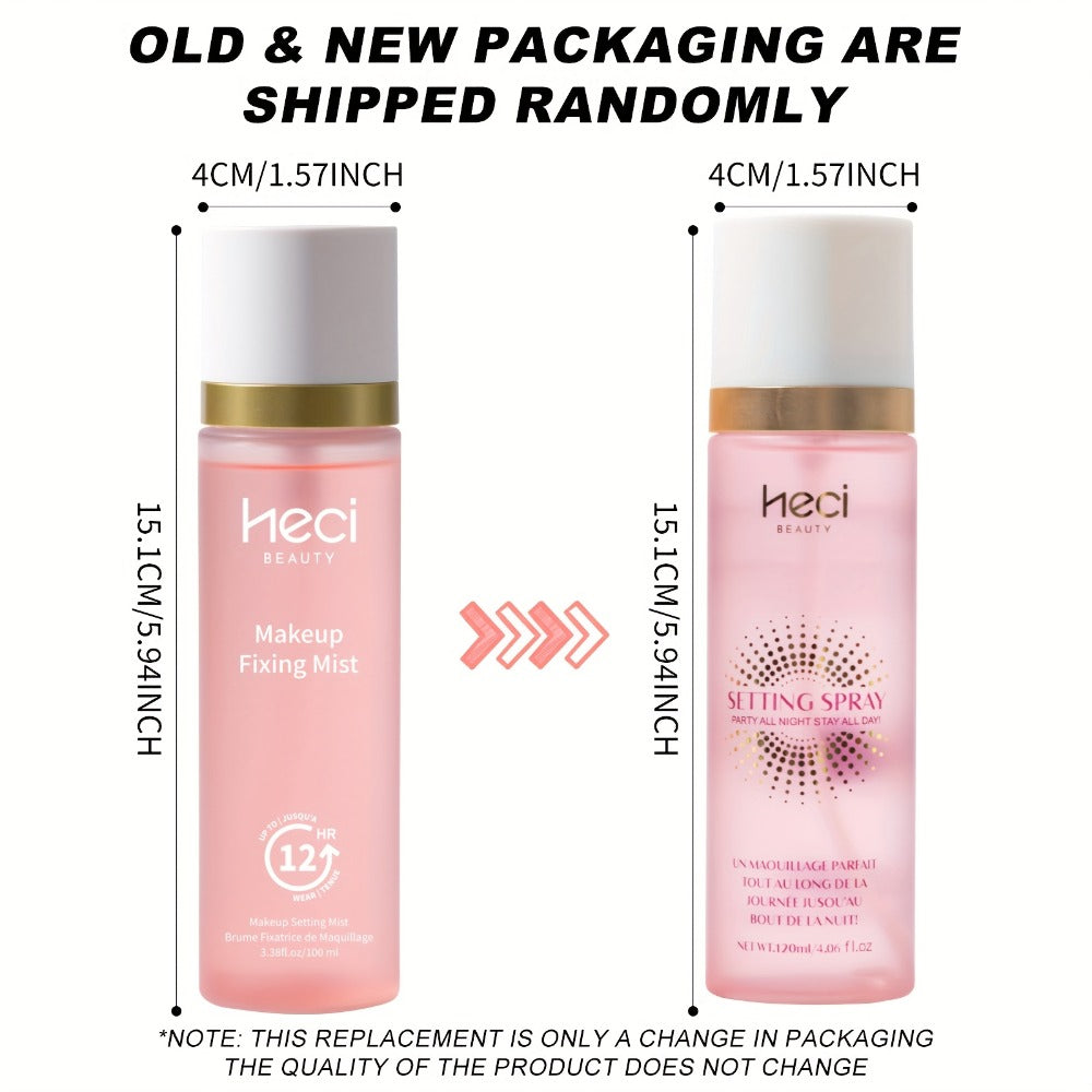 3-in-1 Makeup Setting Spray Prime Hydrate & Set Long-Lasting Waterproof Sweat-Proof Moisturizing Face Mist — Locks Makeup Flawless Finish All Skin Types All-Day Wear Women