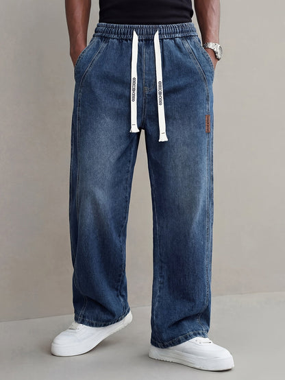 Men's Relaxed Fit Jeans - Classic Wash Clean Finish