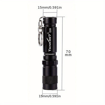 Mini Keychain Flashlight Portable Pocket LED Light – Compact Handheld Torch with Replaceable Battery, Emergency & Outdoor Use, Cute Gift for Kids & Students, 3 Colors (Grey, Pink, Black)