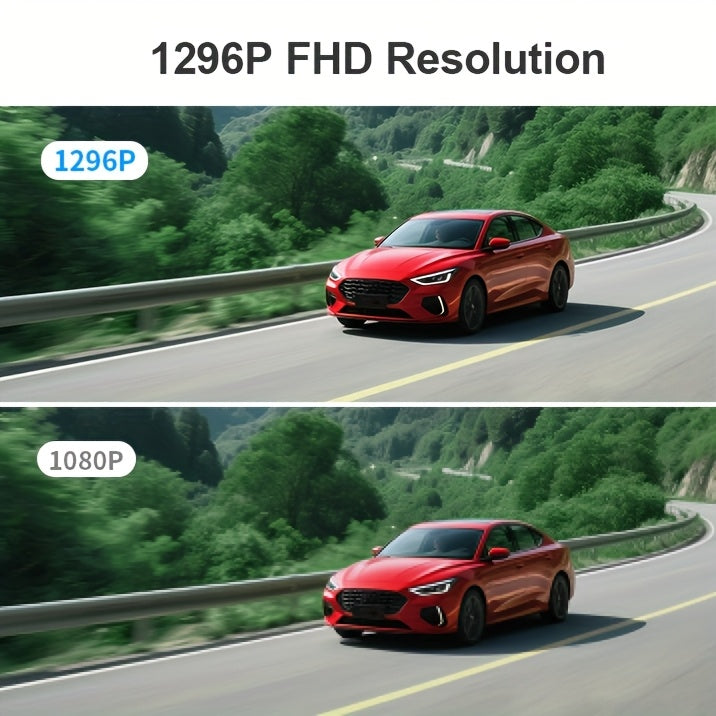 KAWA 1296P Mini Dash Camera For Car DVR Dash Cam KAWA MINI 3 Video Recorder Emergency Voice Control Night Vision WiFi APP Monitor WDR Blue (TF Card is not included)