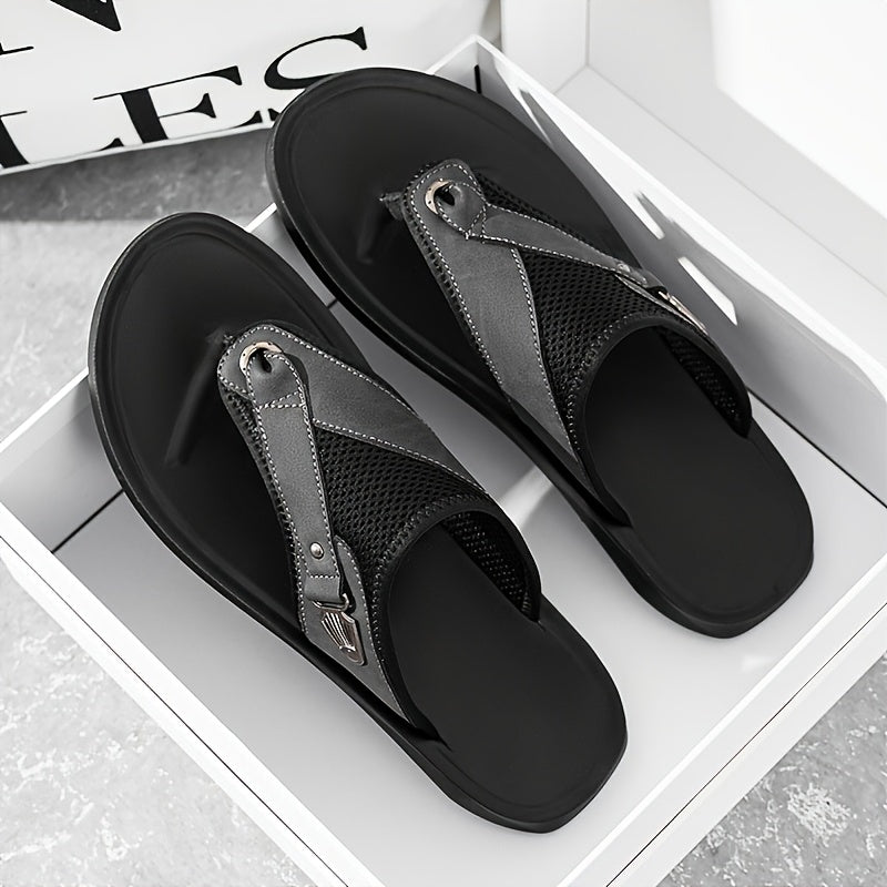 Men's Flip Flops - Breathable Mesh Lightweight for Beach & Water 727717