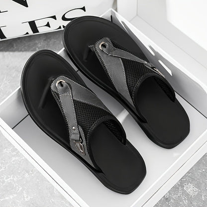 Men's Flip Flops - Breathable Mesh Lightweight for Beach & Water 727717