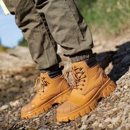 Men's Work & Safety Boots - Steel Toe Protection & Non-Slip Sole 601317