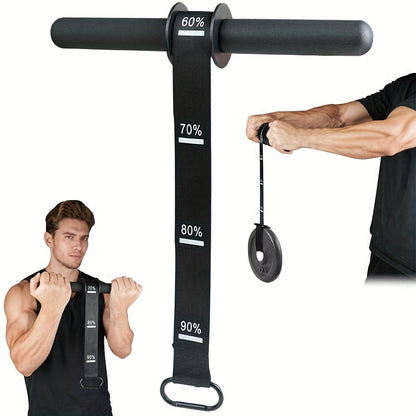 Forearm Strengthener Bar Wrist & Forearm Muscle Trainer – Iron Power Training Equipment for Grip Strength, Universal Fit, No Power Required, Portable Fitness & Outdoor Sports Gear for Men & Women