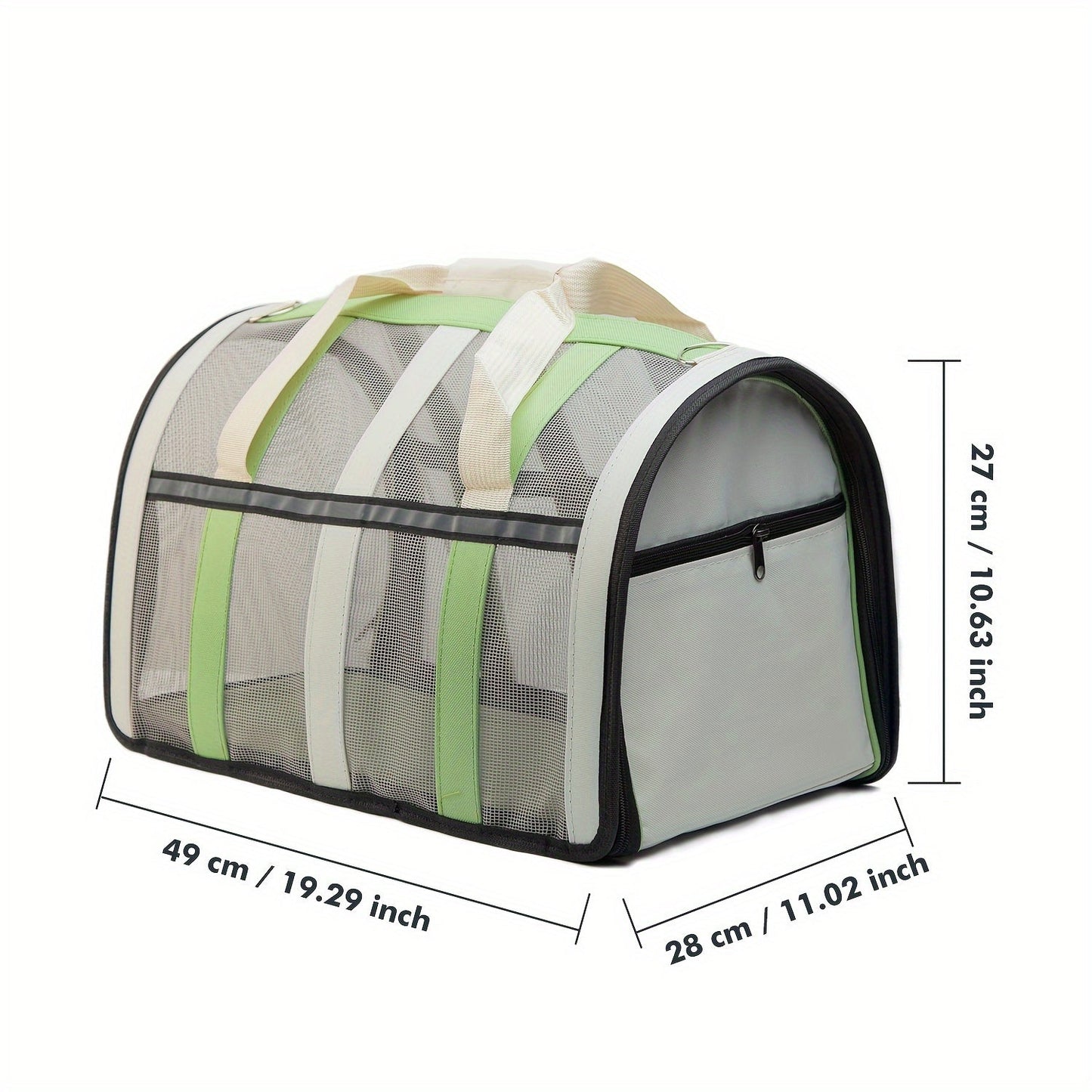 Foldable Pet Carrier Bag Breathable Mesh – Portable Soft Sided Tote for Cats & Small Dogs, Collapsible Travel Handbag, S/M/L, 7 Colors – Ideal for Vet Visits & Outdoor Trips