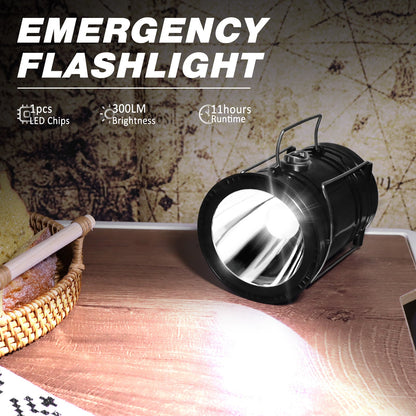 Collapsible Solar Lantern 4-Pack – USB IPX4 2-in-1 Light