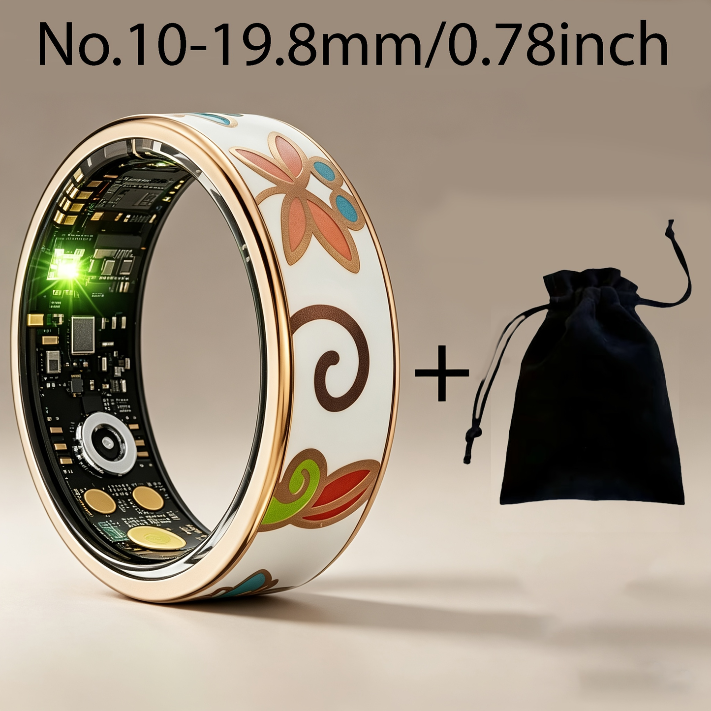 Health Tracking Smart Ring | Pedometer Sleep Calorie iOS Android