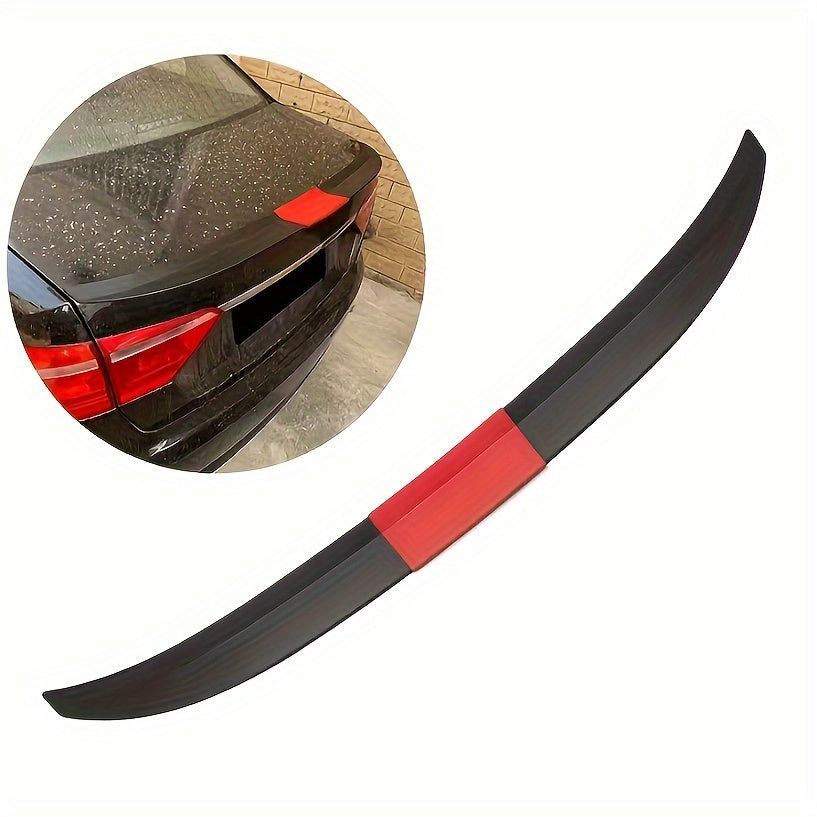 Universal ABS Tail Wing for Cars, Three-Part Tail Enhancement, Car Spoiler Additions, Rear Trunk Wing Lip Components