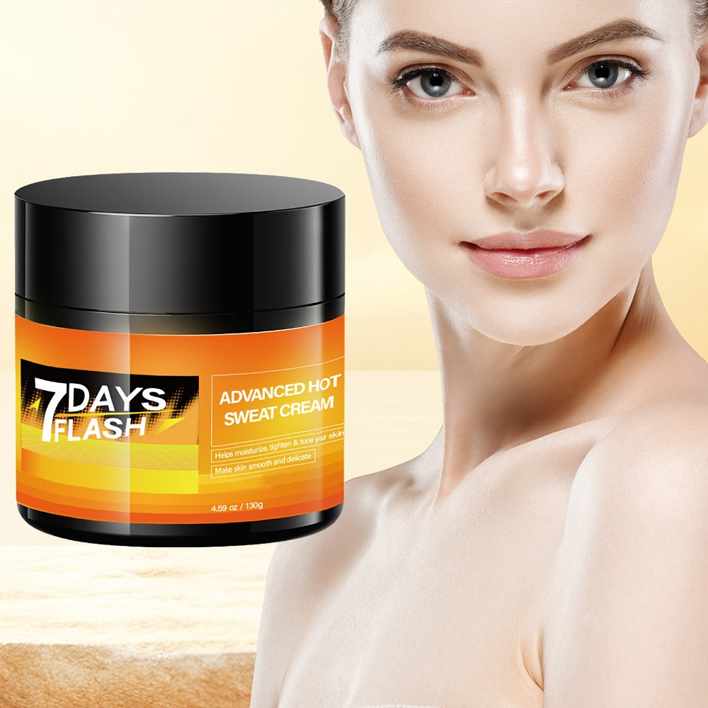 Caffeine Firming Cream 202g Warming Effect Body Slimming Tightening Lotion - Belly Arms Legs Thighs Buttocks Workout Enhancer Anti-Cellulite Vitamin E Formula Women