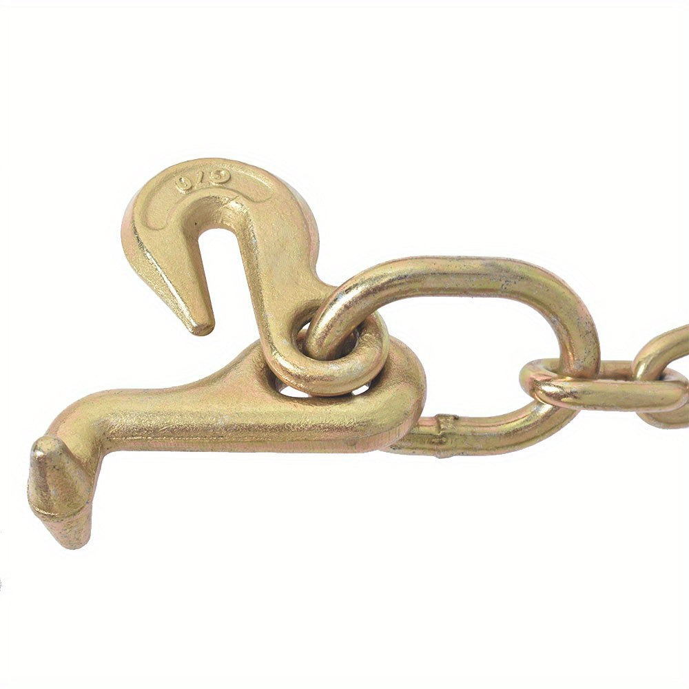 5/ 16 X 6ft Grade 70 Tow Chain 15 J Hook Mini R Hook Replacement for Recovery Wrecker Axle