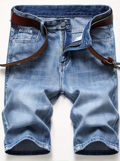 Men's Denim Shorts - Stretch With Pockets