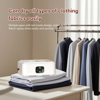 Portable Electric Clothes Dryer 600W Dual Mode Warm Hot Air Timer 1H 2H 8H Compact Mini Dryer Machine with Dryer Bag for Apartments Dorms RVs Travel Small Spaces