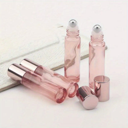 Essential Oil Roller Bottles 14 Pack 10ml – Refillable Glass Roll-On Perfume Containers with Stainless Steel Roller Balls, Opener & Funnel, Leak-Proof Travel Bottles for DIY Oils, Aromatherapy & Fragrance