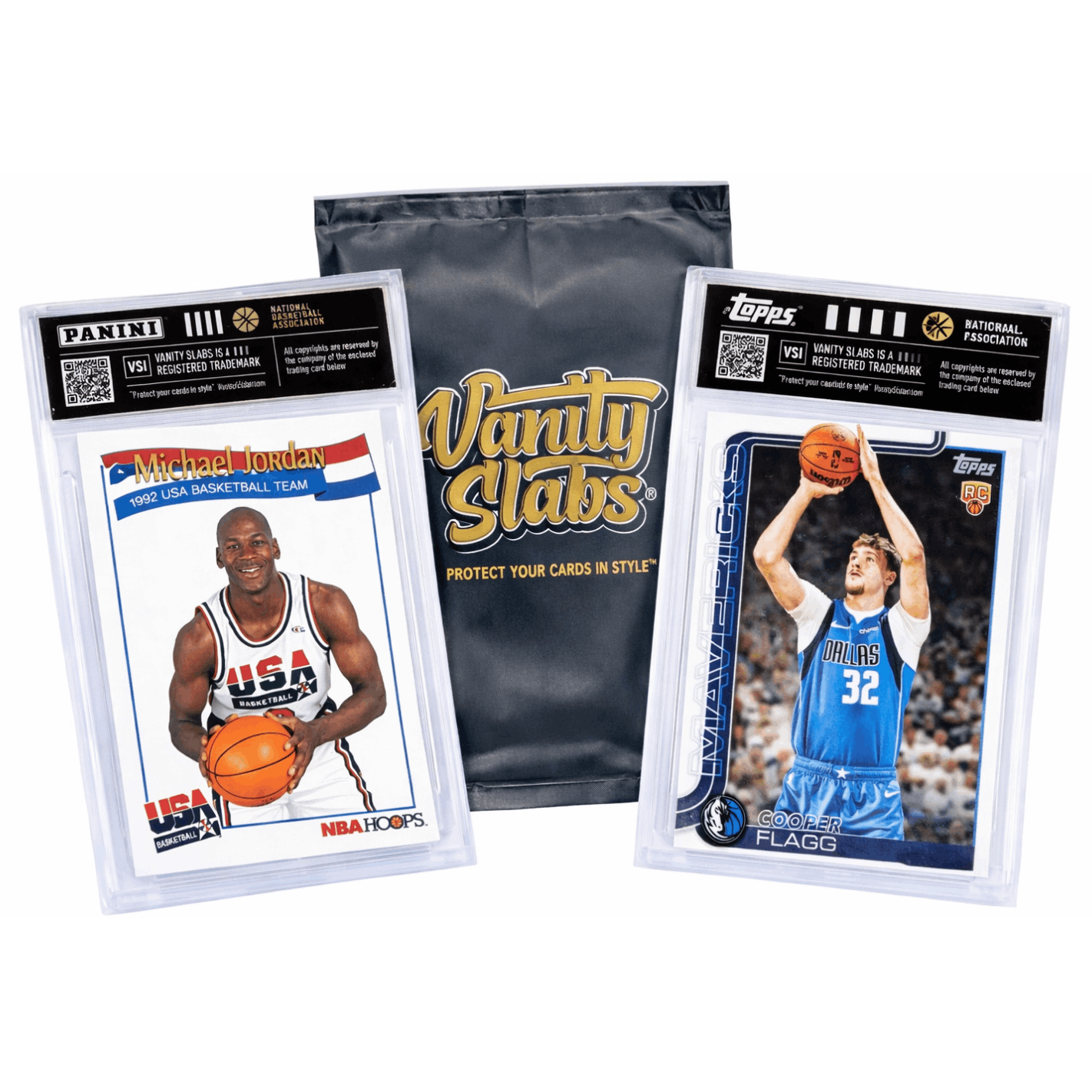 Basketball Random Card in Vanity Slab Display – Mystery Collectible with Rookies, Stars, Inserts & Signature-Style Cards | Panini & Topps | Premium Gift for Basketball Fans & Collectors