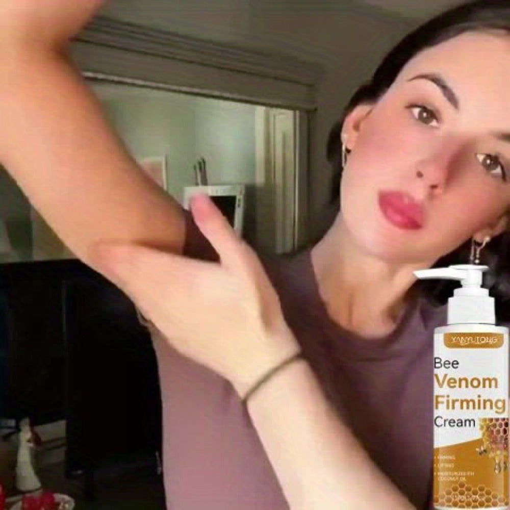 Bee Venom Collagen Firming & Lifting Body Cream 150g — Natural Skin Tightening Sculpting Moisturizer for Face, Arms, Thighs, Hips & Abdomen | Anti-Sagging Anti-Aging Hydrating Formula All Skin Types