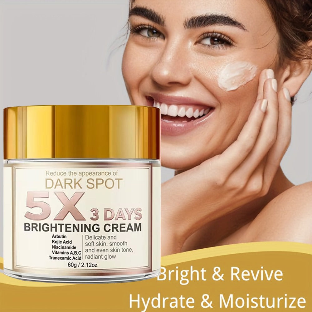Dark Spot Brightening Cream 2pcs — Vitamin C & Niacinamide Corrector for Underarms Intimate Areas Buttocks Thighs | Hypoallergenic Unscented Moisturizer | Snow Grass Extract Sensitive Skin Body Cream
