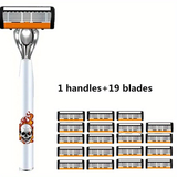 1 handle + 19 blades
