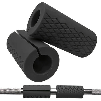 Rubber Dumbbell Grip Strengtheners 2pcs - Barbell Add-On